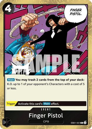 Finger Pistol [Extra Booster: Memorial Collection]