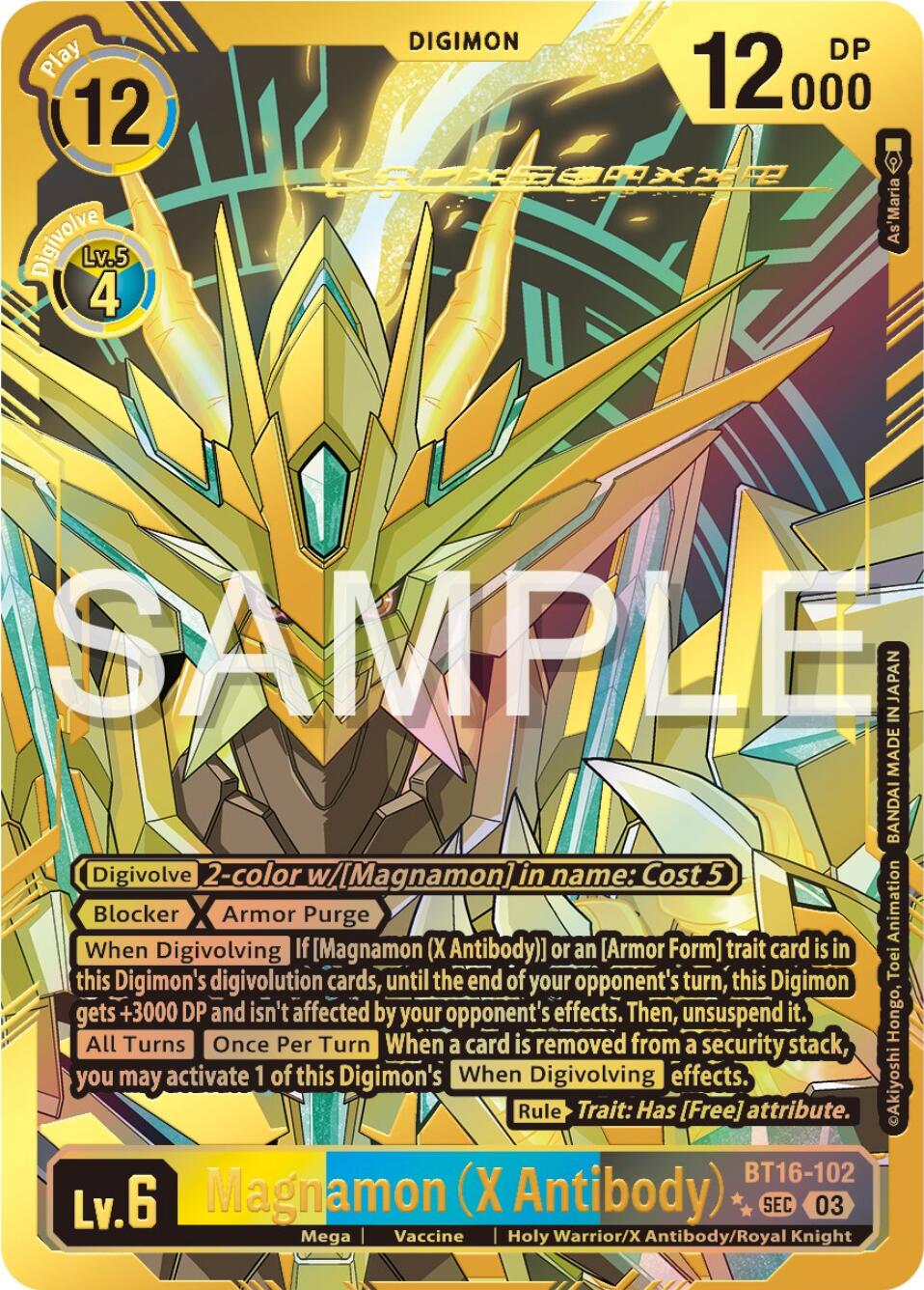 Magnamon [BT16-102] (X Antibody) (Textured) [Beginning Observer]