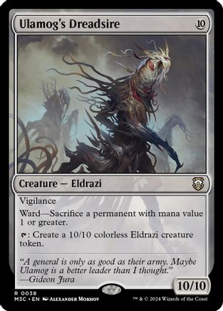 Ulamog's Dreadsire (Ripple Foil) [Modern Horizons 3 Commander]