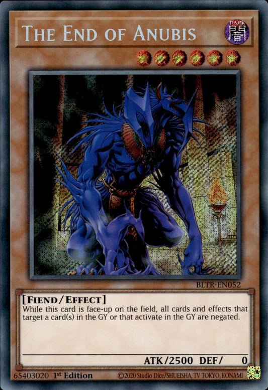 The End of Anubis [BLTR-EN052] Secret Rare