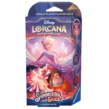 Disney Lorcana: Shimmering Skies - Starter Decks  Amethyst & Ruby FRENCH