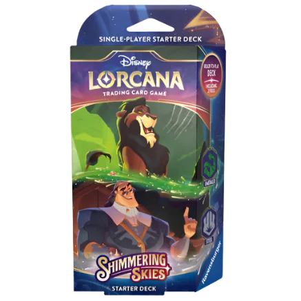 Disney Lorcana: Shimmering Skies - Starter Decks   Emerald & Steel  FRENCH