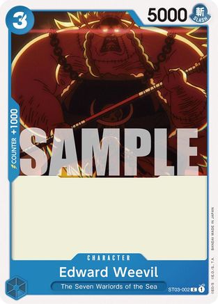 Edward Weevil [Starter Deck: BLUE Donquixote Doflamingo]