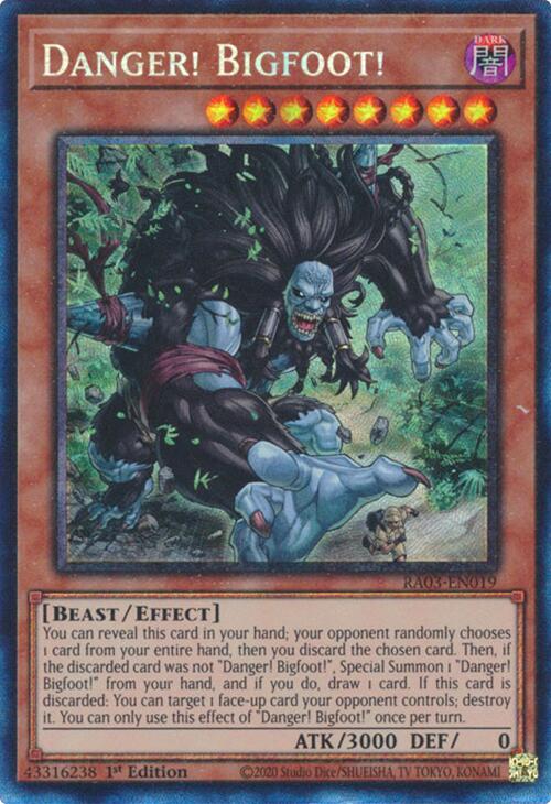 Danger! Bigfoot! (CR) [RA03-EN019] Prismatic Collector's Rare