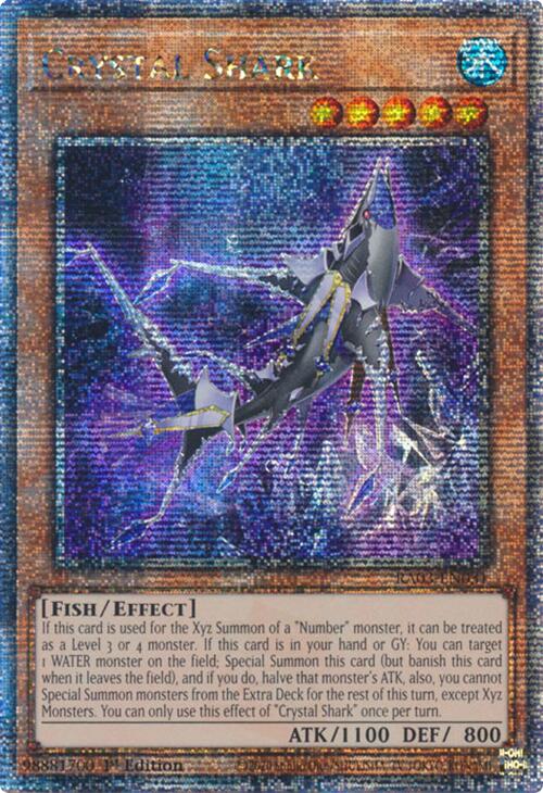 Crystal Shark (Quarter Century Secret Rare) [RA03-EN031] Quarter Century Secret Rare