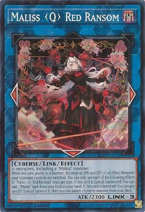 Maliss Q Red Ransom [CRBR-EN018] Super Rare