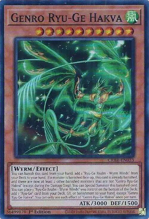Genro Ryu-Ge Hakva [CRBR-EN033] Super Rare