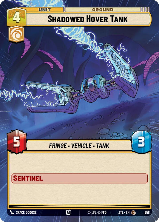 Shadowed Hover Tank (958) (Hyperspace Foil) (958) [Jump to Lightspeed]