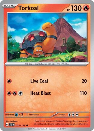 Torkoal (025/159) [Scarlet & Violet: Journey Together]