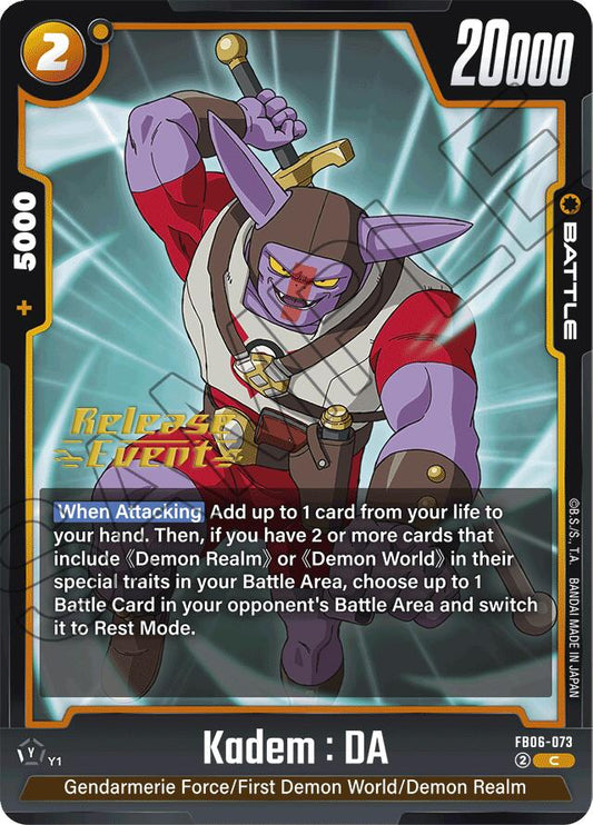 Kadem : DA [Rivals Clash Release Event Cards]