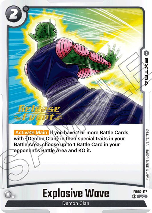 Explosive Wave [Rivals Clash Release Event Cards]