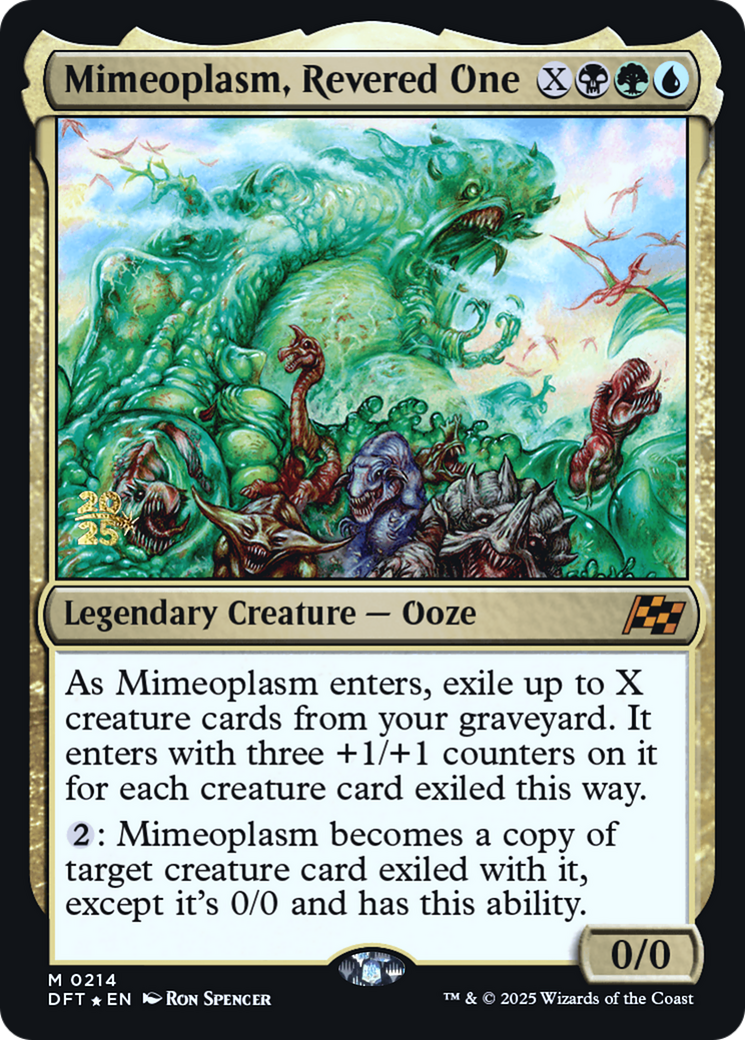 Mimeoplasm, Revered One [Aetherdrift Prerelease Promos]