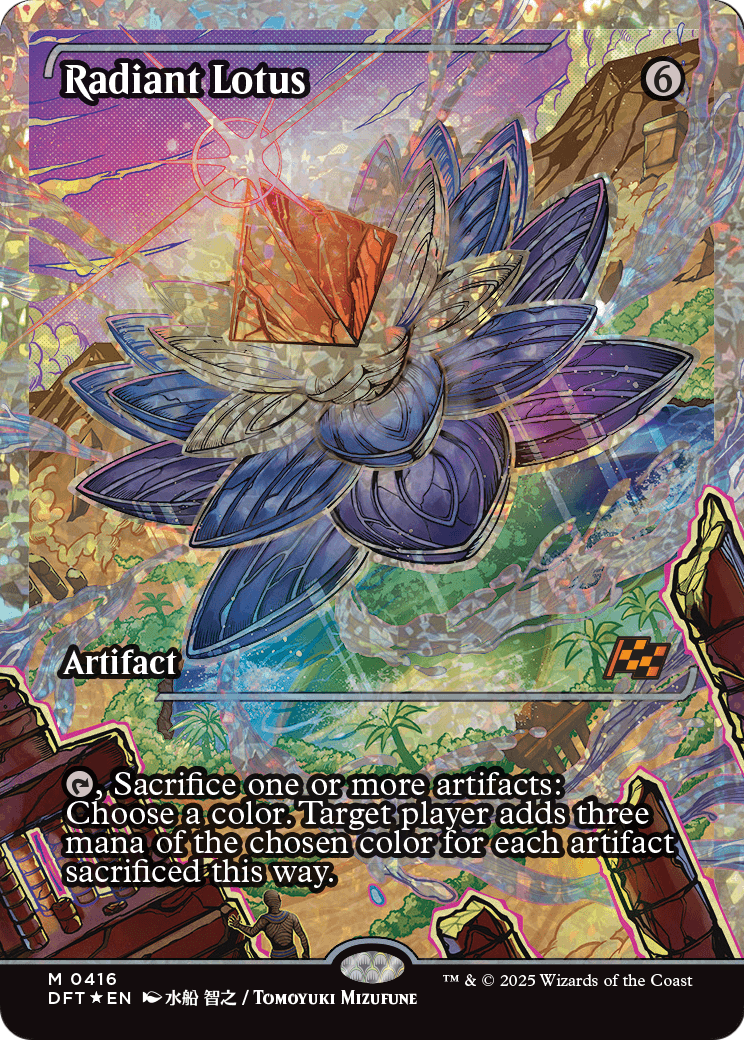 Radiant Lotus (Showcase Fracture Foil) (Japanese) [Aetherdrift]