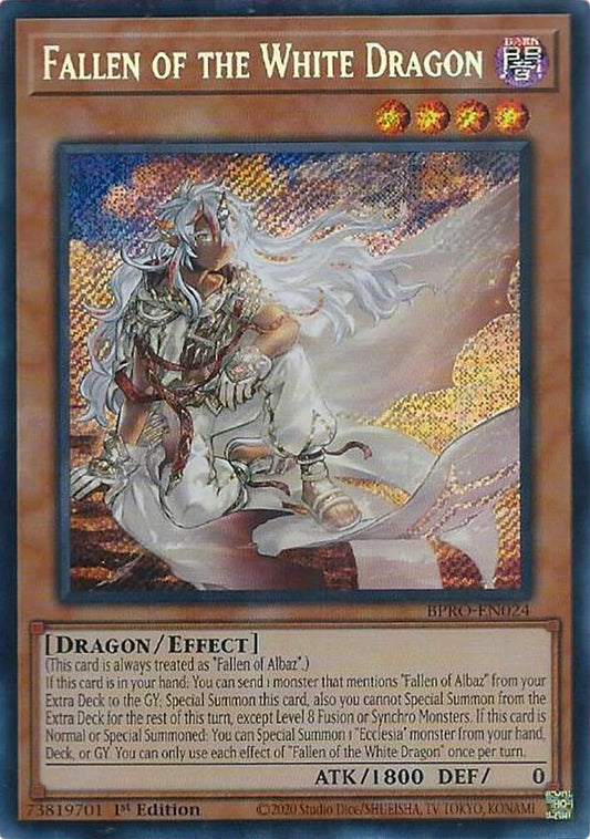Fallen of the White Dragon [BPRO-EN024] Secret Rare