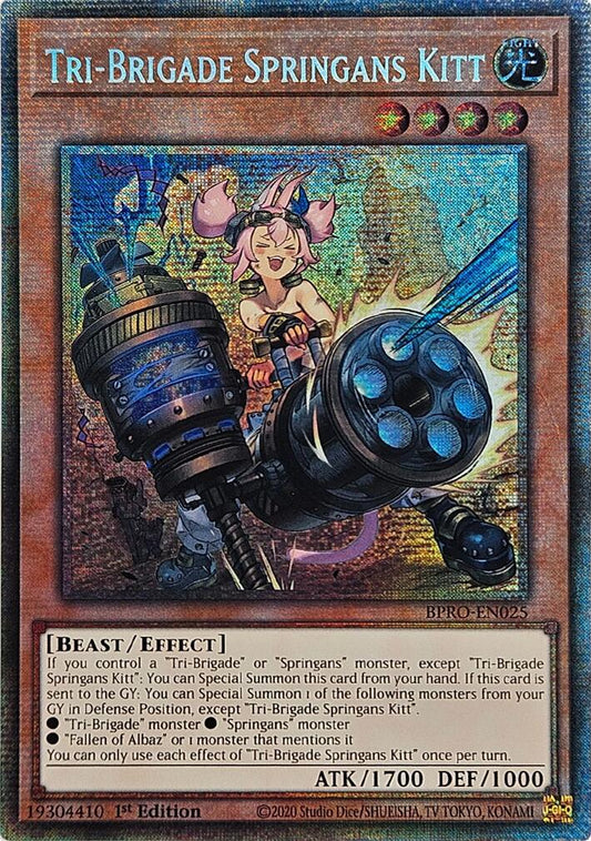 Tri-Brigade Springans Kitt (Starlight Rare) [BPRO-EN025] Starlight Rare