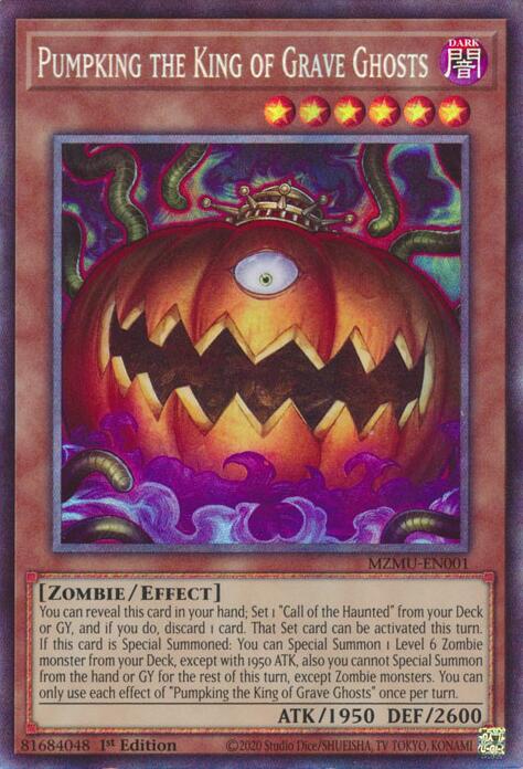 Pumpking the King of Grave Ghosts (Collector's Rare) [MZMU-EN001] Collector's Rare