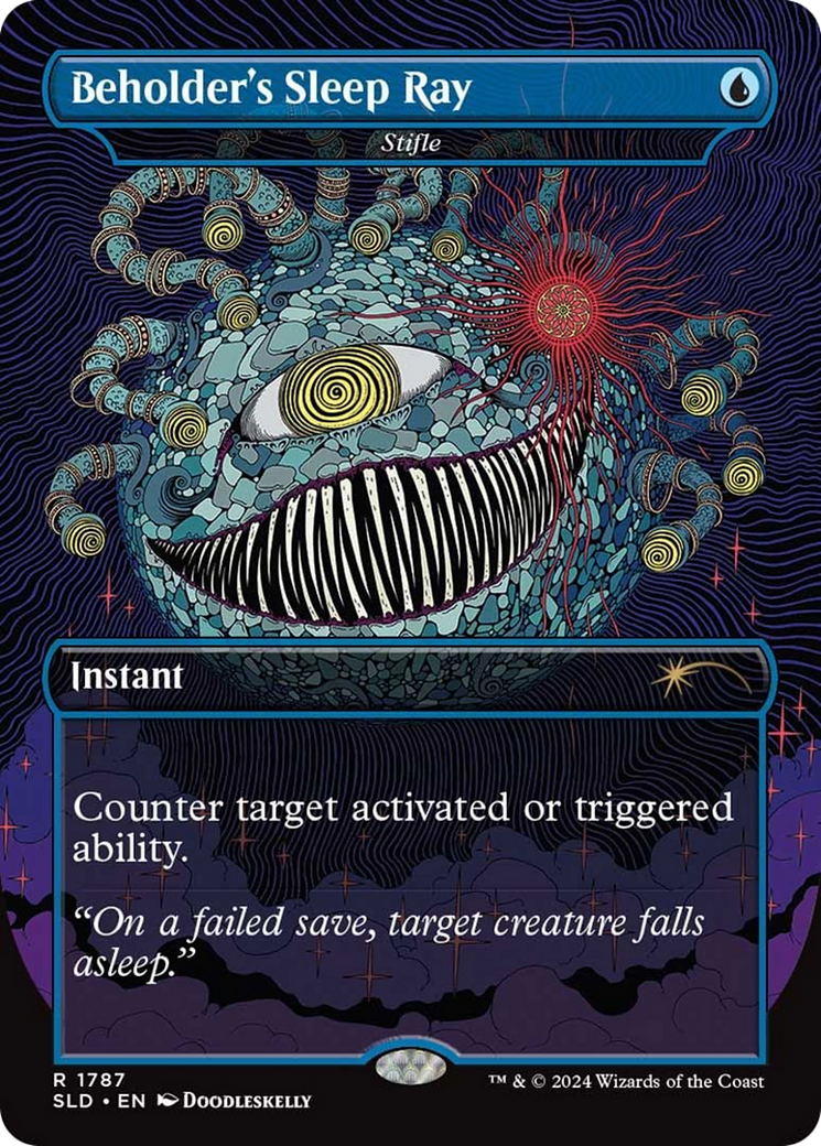 Beholder's Sleep Ray - Stifle [Secret Lair Drop Series]