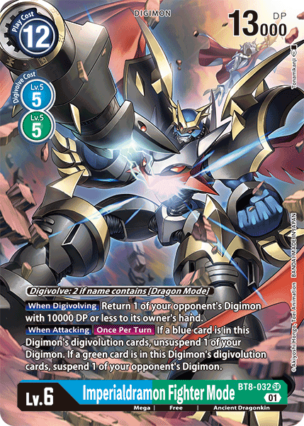 Imperialdramon Fighter Mode [BT8-032] (Alternative Art) [New Awakening]