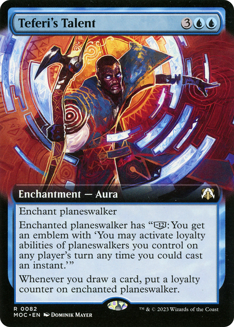 Teferi's Talent (Extended Art) [March of the Machine Commander]