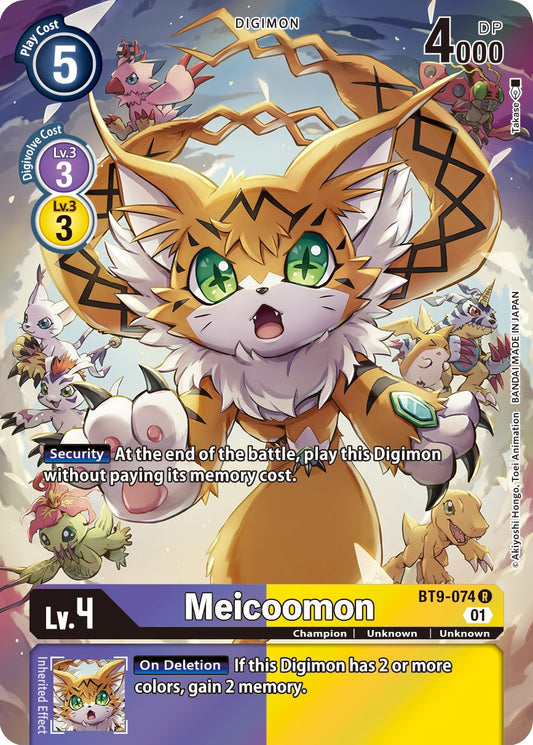 Meicoomon [BT9-074] (Alternative Art) [X Record]