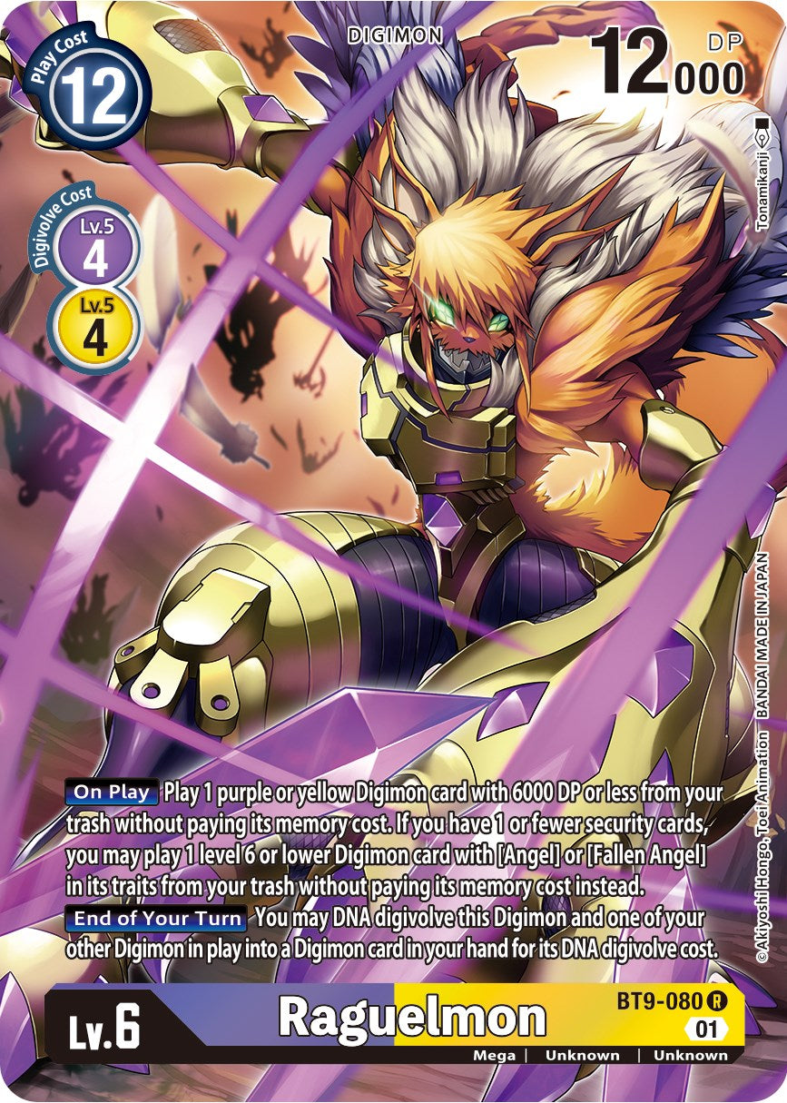 Raguelmon [BT9-080] (Alternative Art) [X Record]