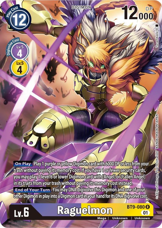 Raguelmon [BT9-080] (Alternative Art) [X Record]