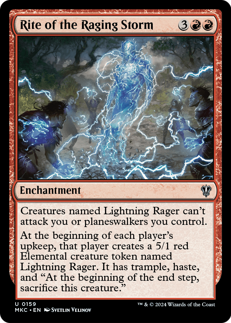 Rite of the Raging Storm [Murders at Karlov Manor Commander]