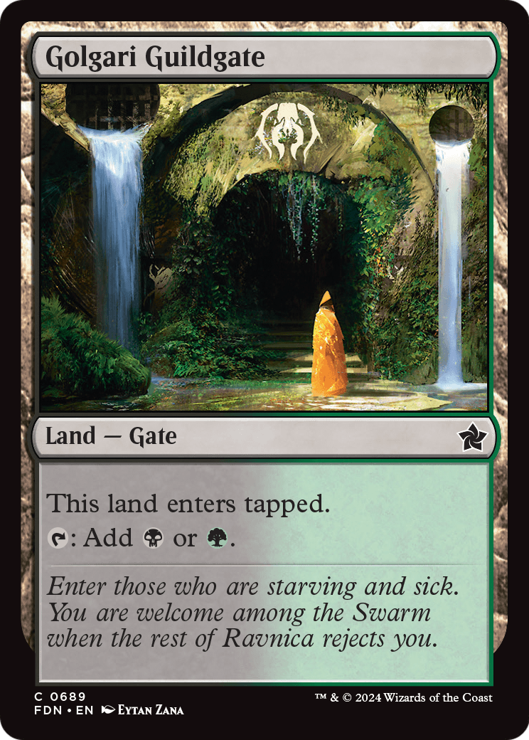 Golgari Guildgate [Foundations]