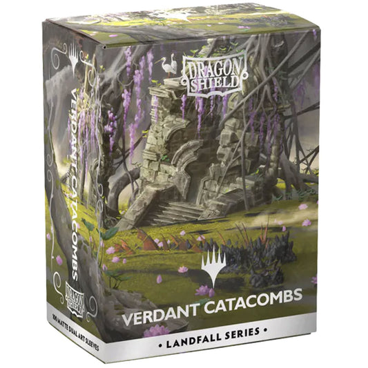 DRAGON SHIELD STANDARD SIZE SLEEVES MTG VERDANT CATACOMB - MATTE DUAL ART 100CT