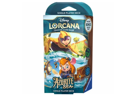 DISNEY LORCANA AZURITE SEA EMERALD & SAPPHIRE STARTER DECK ENGLISH  2024-11-15