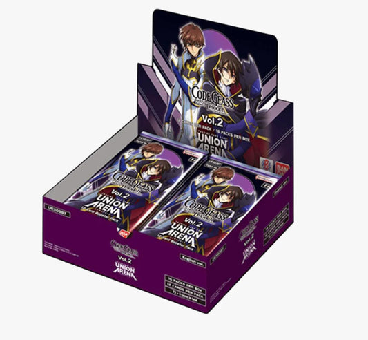 UNION ARENA CODE GEASS LELOUCH OF THE REBELLION V2 BOOSTER BOX