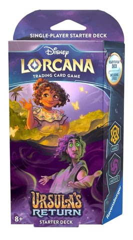 Disney Lorcana: Ursula's Return - Starter Deck - Amber & Amethyst (PREORDER)