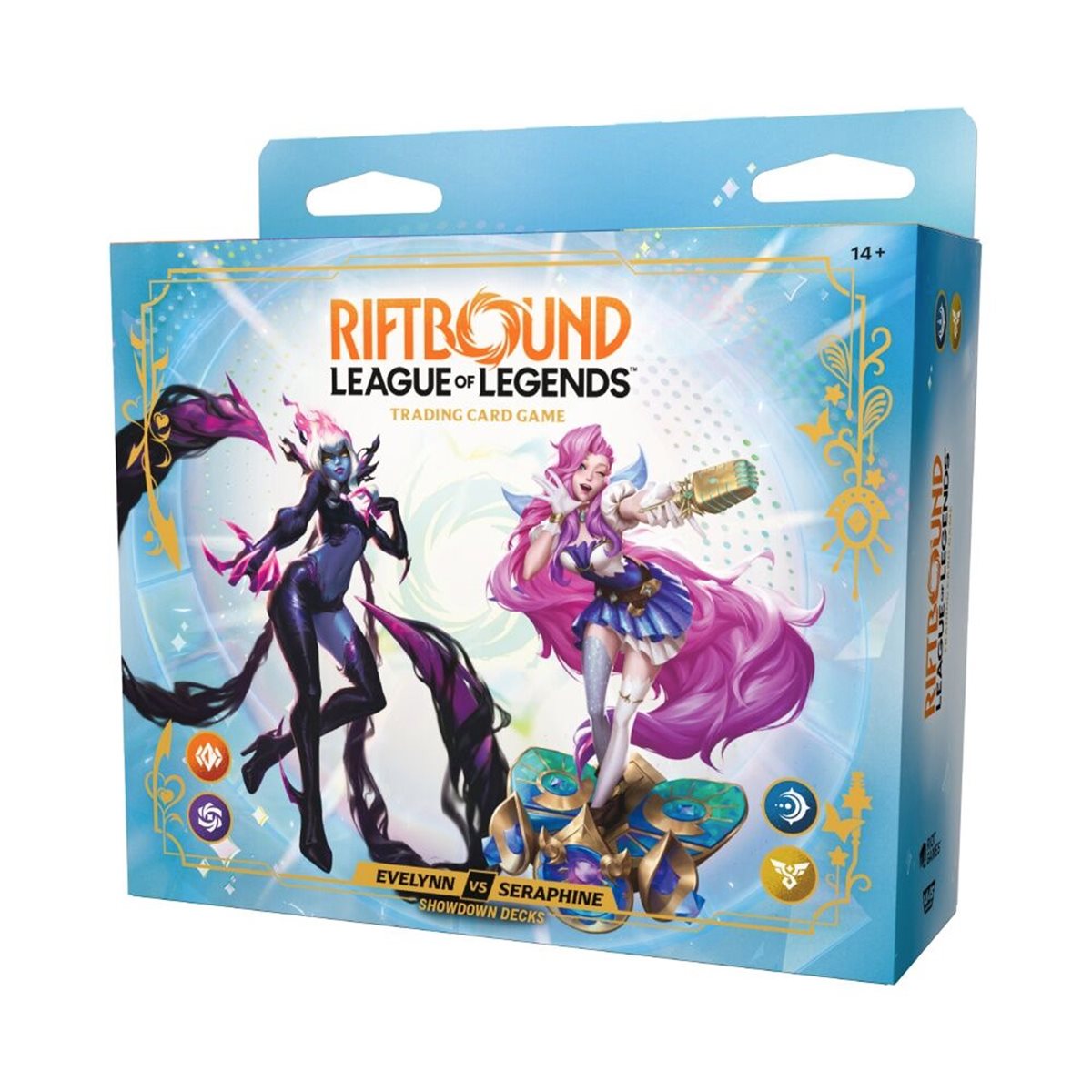 Riftbound - League of Legends TCG - Radiance - Showdown Deck Display: Evelynn vs Seraphine