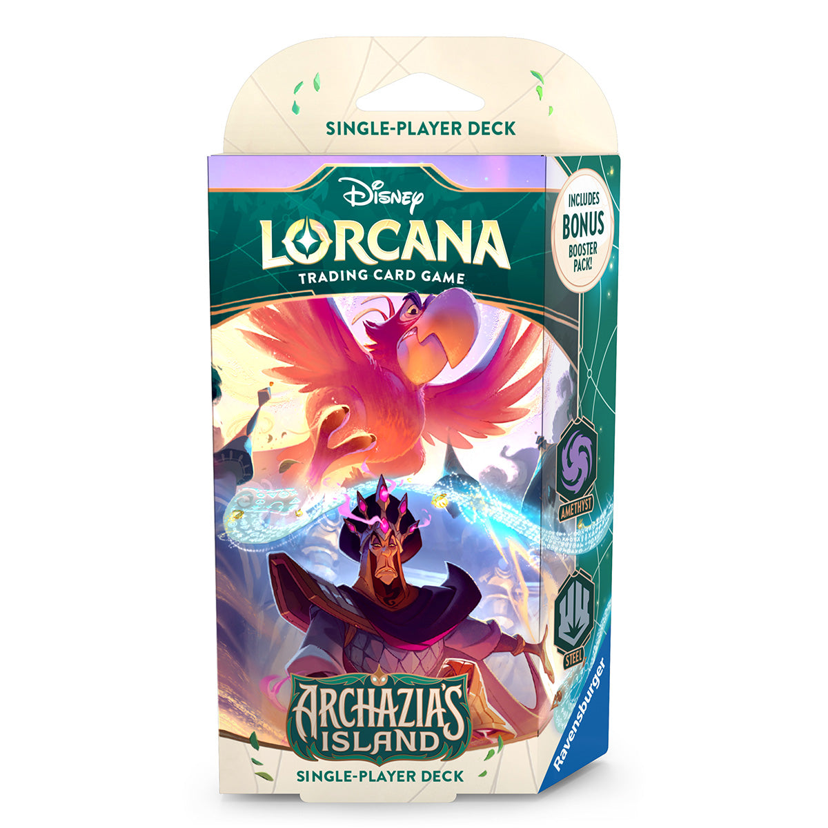 *FRENCH/FRANCAIS* DISNEY LORCANA ARCHAZIA'S ISLAND AMETHYST AND STEEL STARTER DECK