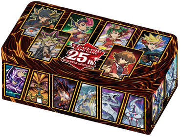 YGO 25TH ANNIVERSARY TIN DUELING HEROES BOX
