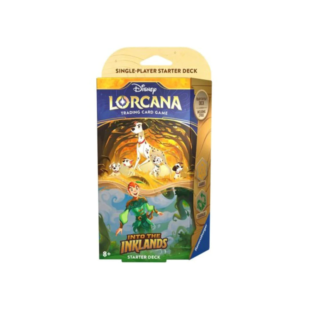 DISNEY LORCANA: INTO THE INKLANDS: AMBER & EMERALD STARTER DECK (FRANÇAIS)