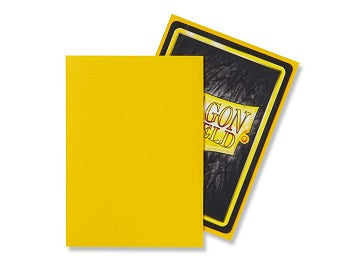 DRAGON SHIELD STANDARD SIZE SLEEVES YELLOW - MATTE 100CT