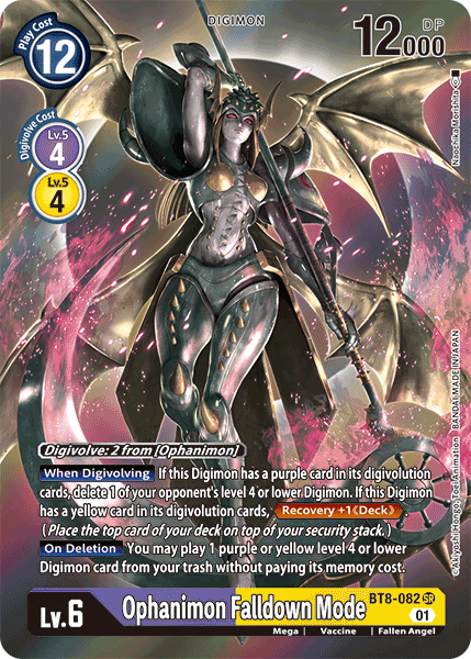 Ophanimon: Falldown Mode [BT8-082] (Alternative Art) [New Awakening]