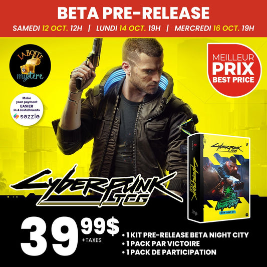 Cyberpunk 2077 mercredi 16 septembre 2026 19H