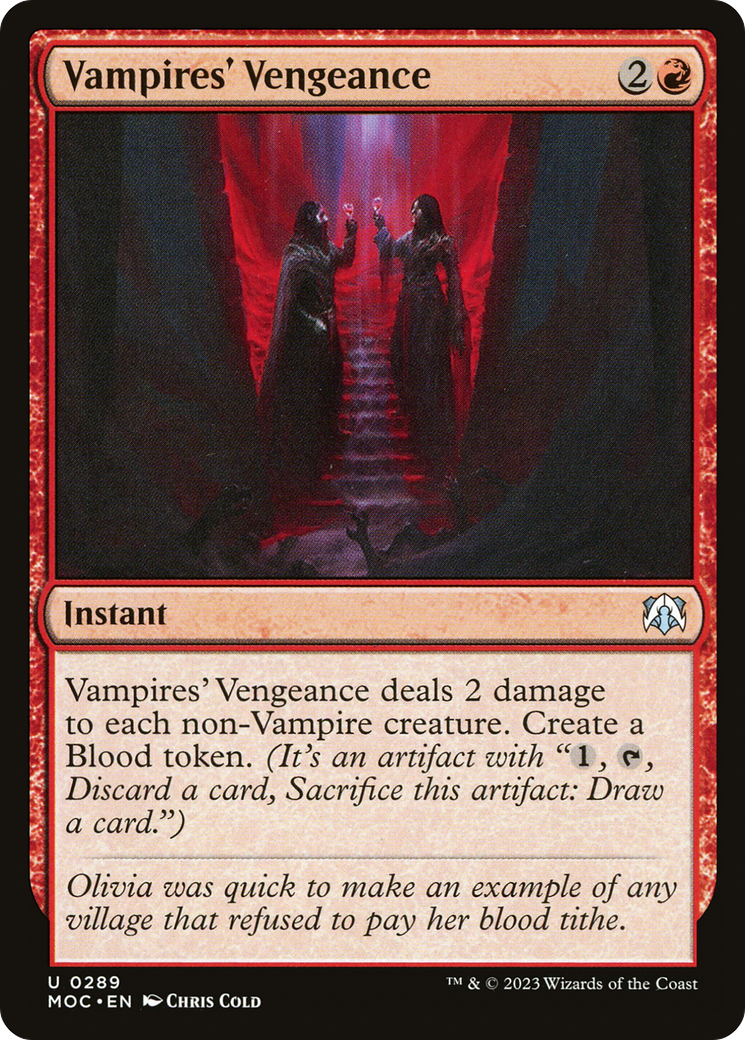 Vampires' Vengeance [March of the Machine Commander]