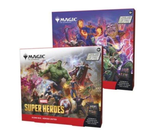 Marvel Super Heroes Scene Box - Heroes United + Villains Unleashed