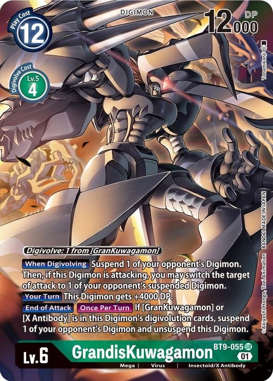 GrandisKuwagamon [BT9-055] (Alternative Art) [X Record]