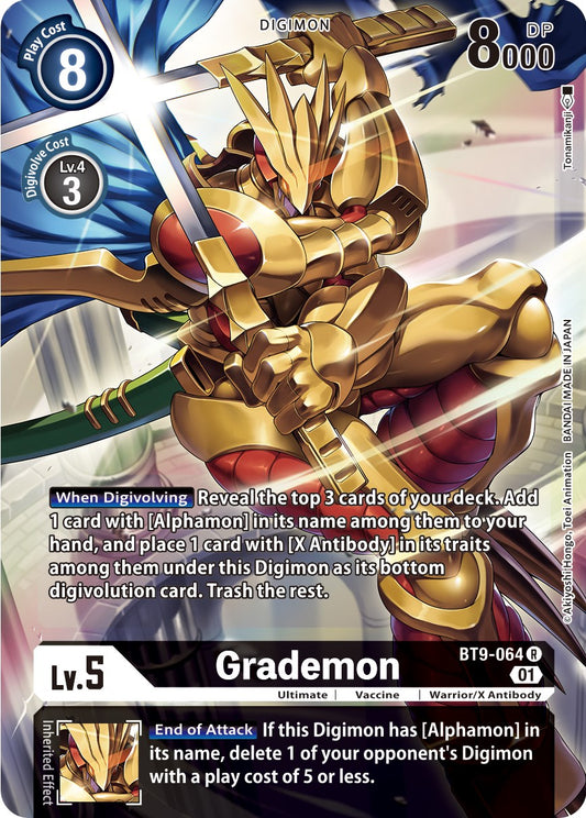 Grademon [BT9-064] (Alternative Art) [X Record]