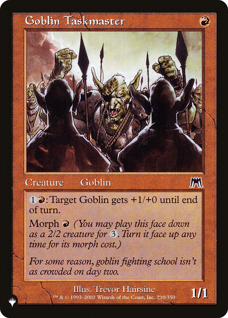 Goblin Taskmaster [The List]