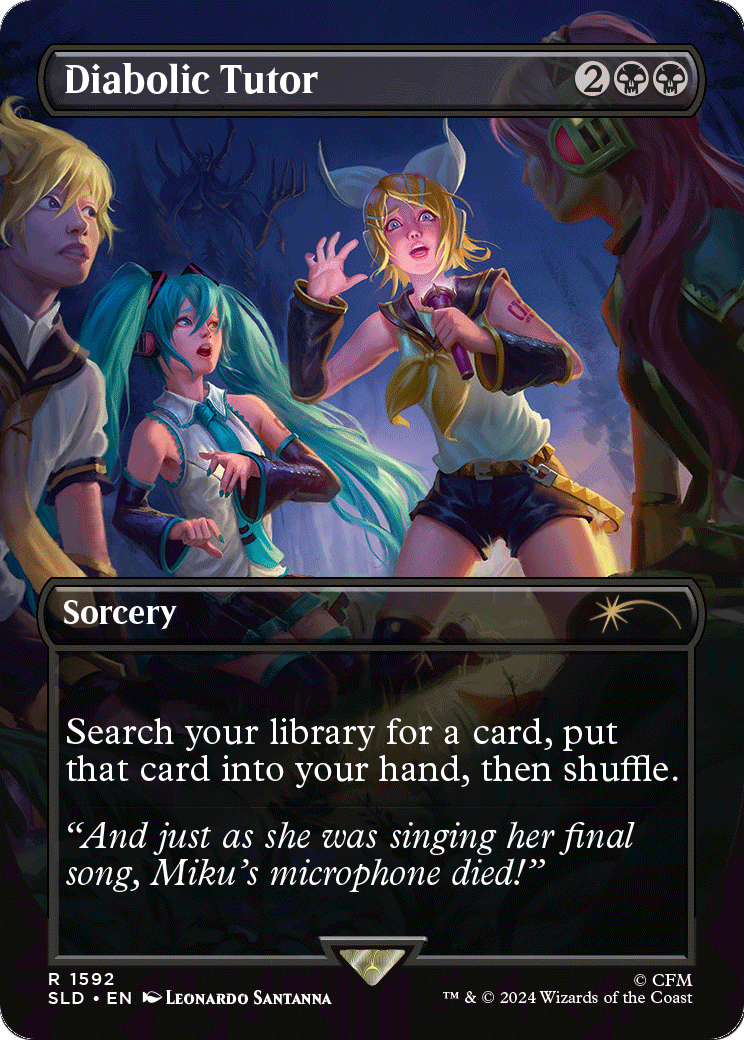 Diabolic Tutor (1592) (Japanese) [Secret Lair Drop Series]