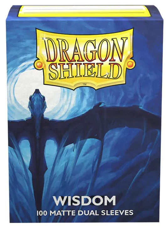 DRAGON SHIELD STANDARD SIZE SLEEVES WISDOM - MATTE DUAL 100CT
