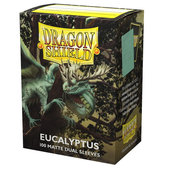 DRAGON SHIELD STANDARD SIZE SLEEVES EUCALYPTUS - MATTE DUAL 100CT