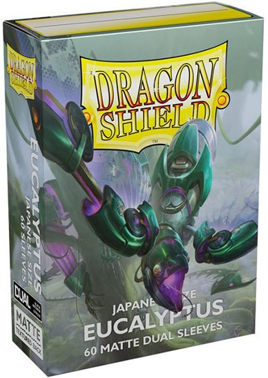 DRAGON SHIELD JAPANESE SIZE SLEEVES EUCALYPTUS - MATTE DUAL 60CT