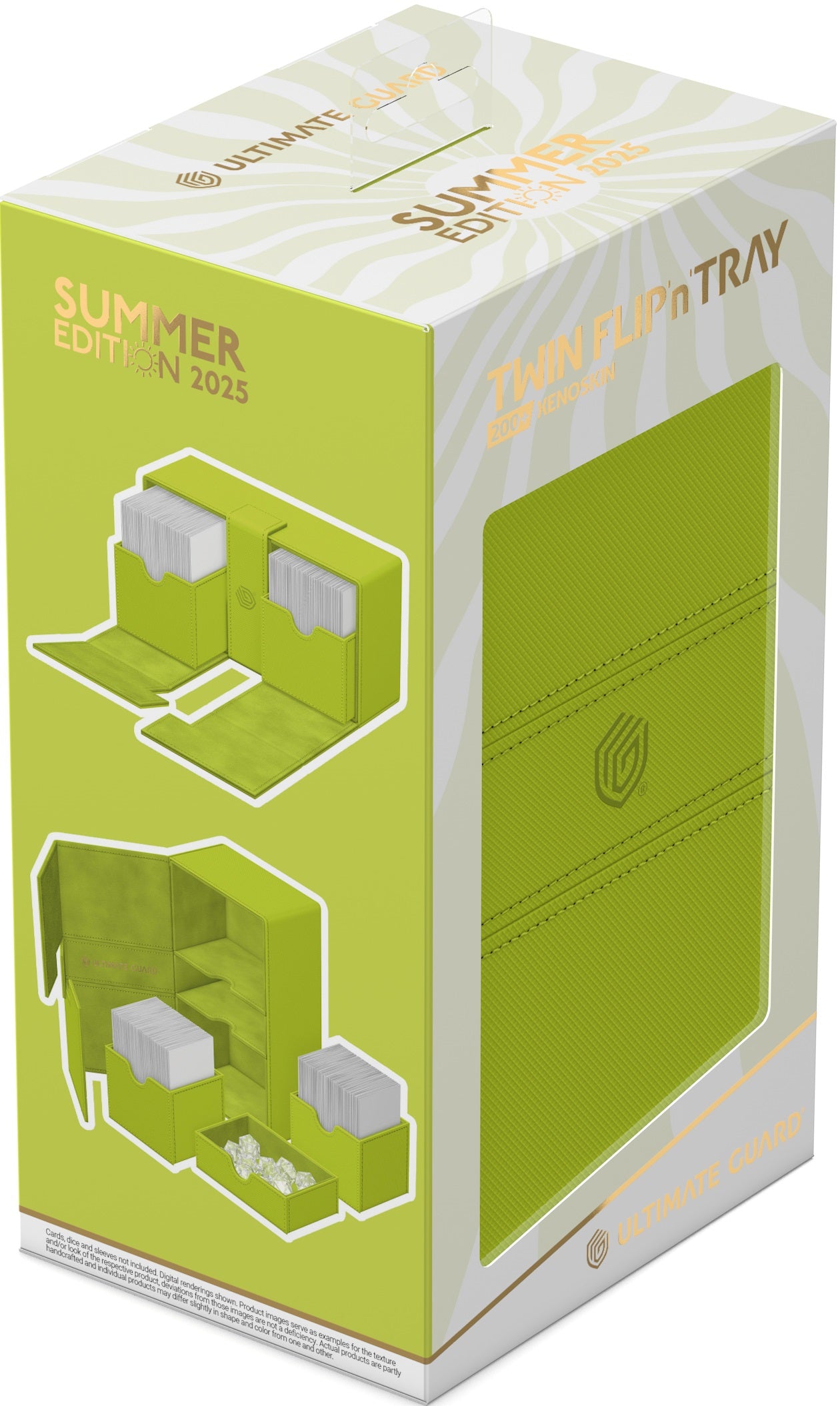 UG FLIP N TRAY DECK CASE 200+ SUMMER EDITION LIME