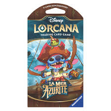 Disney Lorcana : Set 6 - La Mer d'Azurite - Booster Pack Sleeved - FR